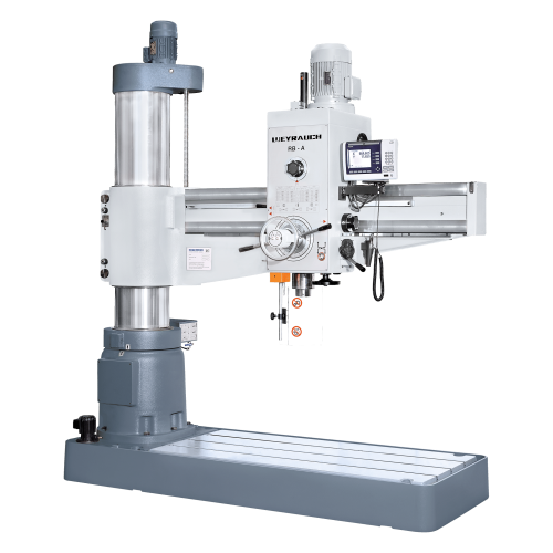 Radialbohrmaschine RB-A mit 1600 mm Ausladung.